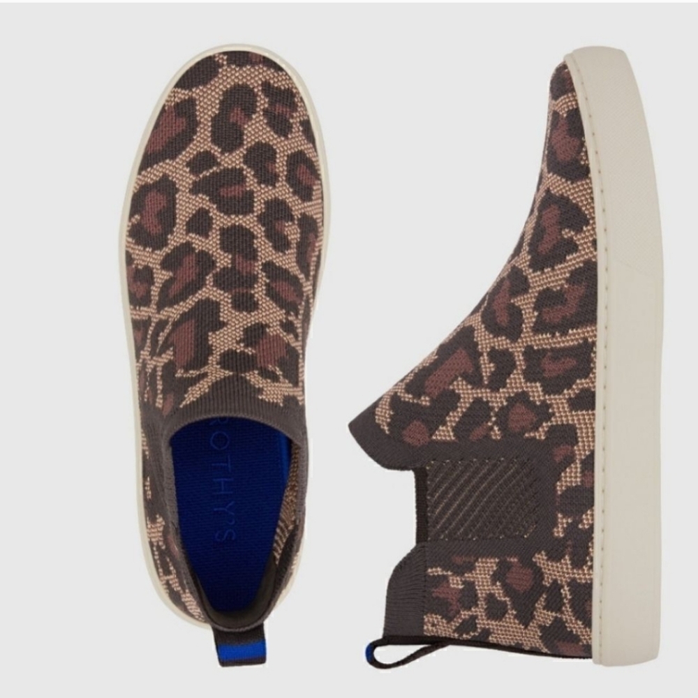 Rothy's The Chelsea Boot Wildcat Leopard Size 9.5